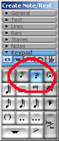 Wybierz odpowiedni przednutk na Keypadzie